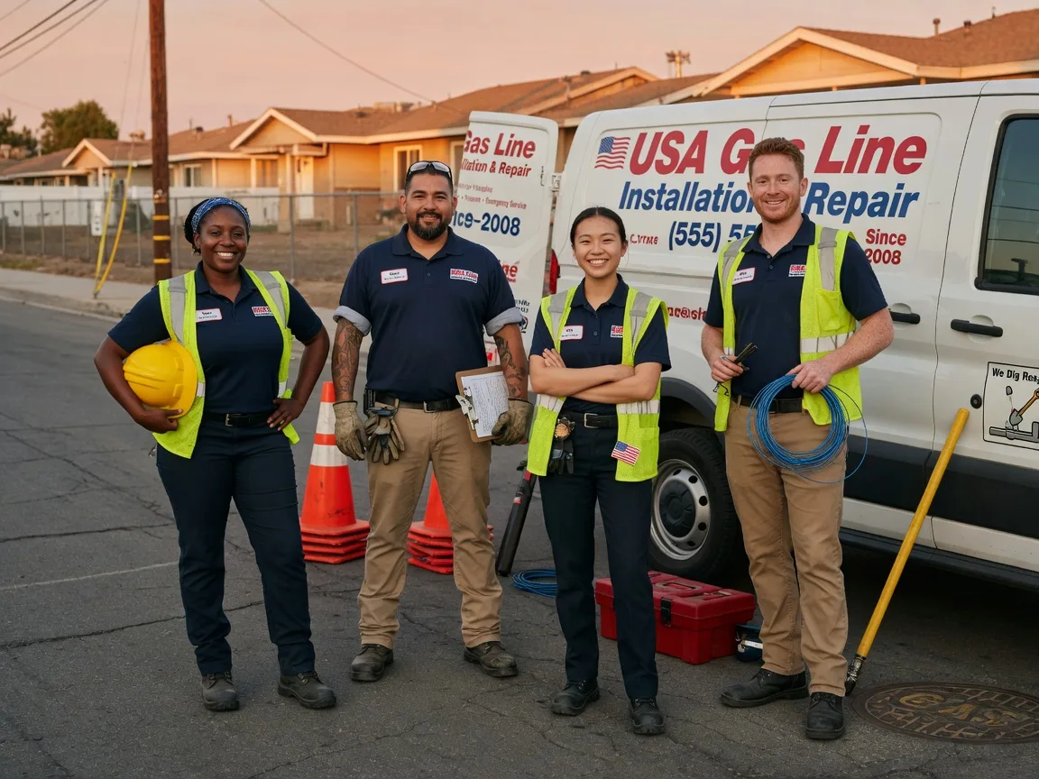 Gas Line Installation company in Stirling City, CA